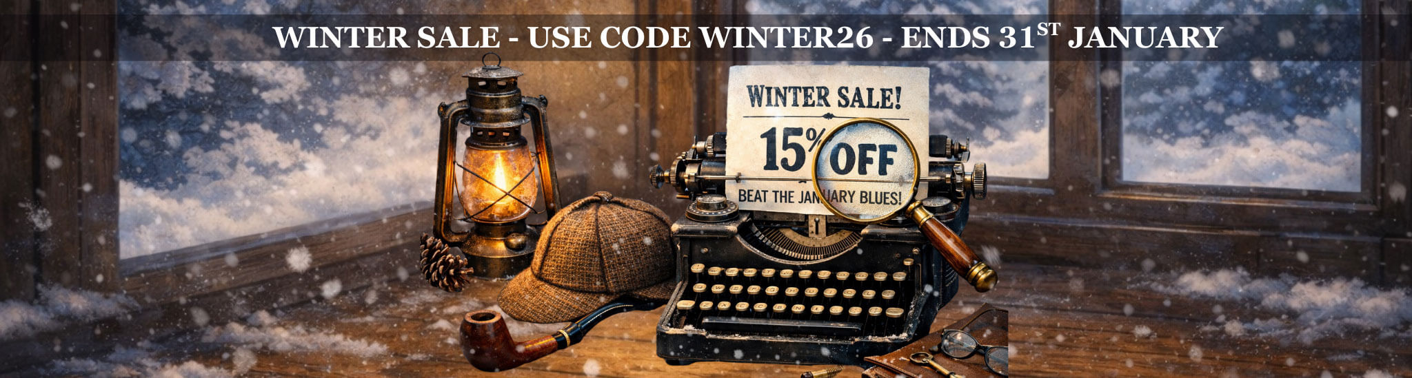 Save 15% - Use Code: WINTER26 ENDS 31ST JANUARY