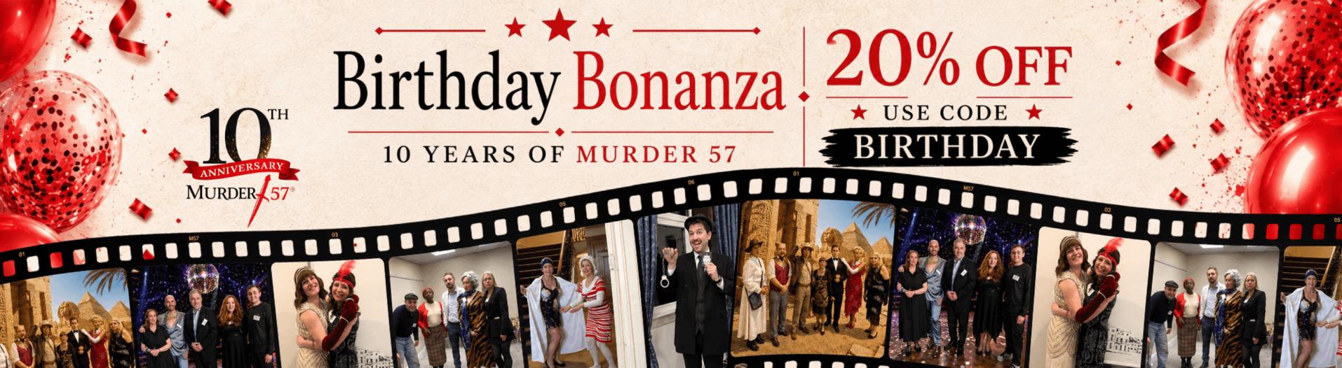10 year birthday bonanza